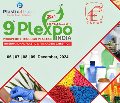 9th PlexpoIndia 2024 - International Plastic & Packaging Exhibition by GSPMA AT Gandhinagar, Gujarat. 