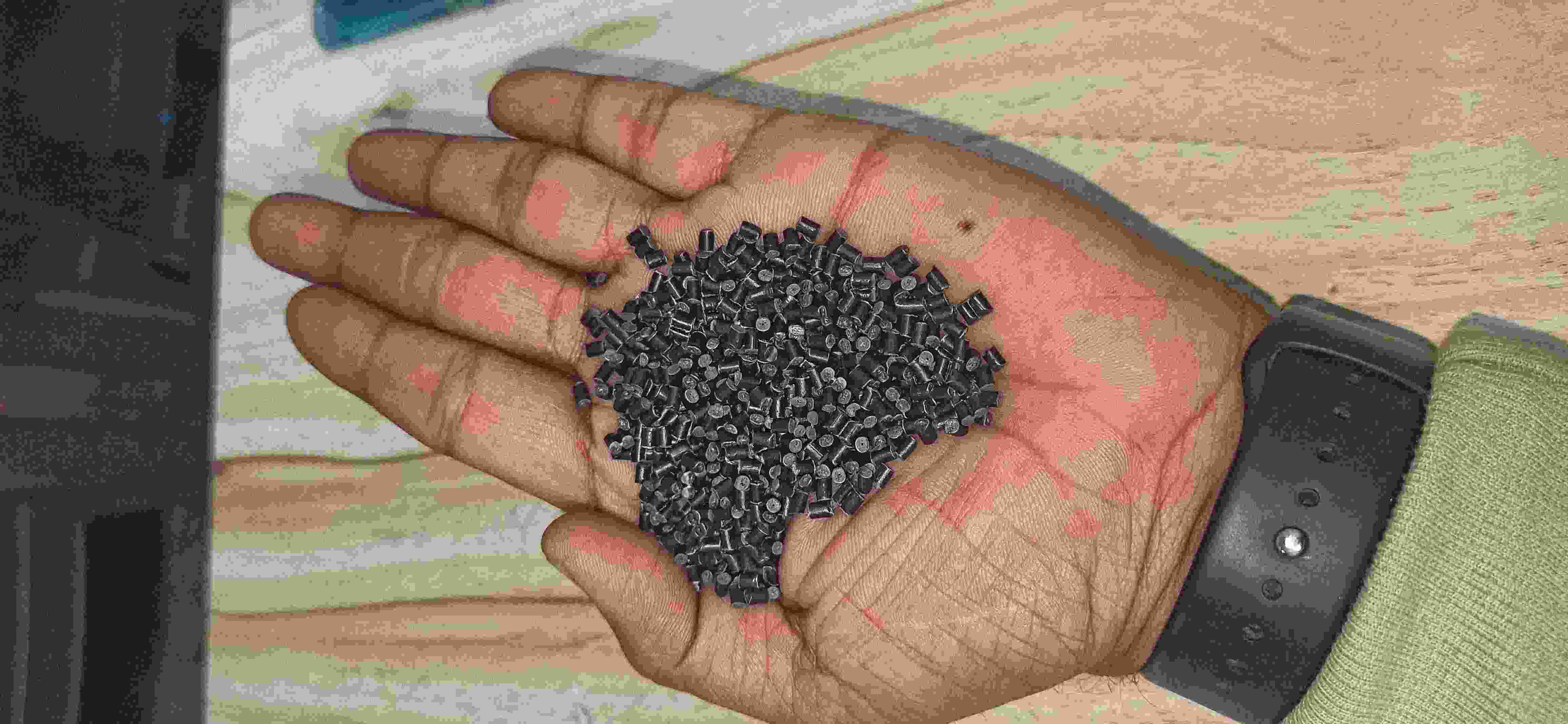 BLACK PP GRANULES PP Reprocess Granule Injection Molding hyderabad telangana india Plastic4trade