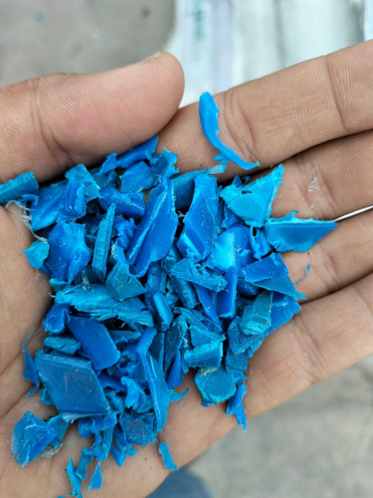 BLUE DRUM GRINDING HDPE Scrap Blow morbi gujarat india Plastic4trade