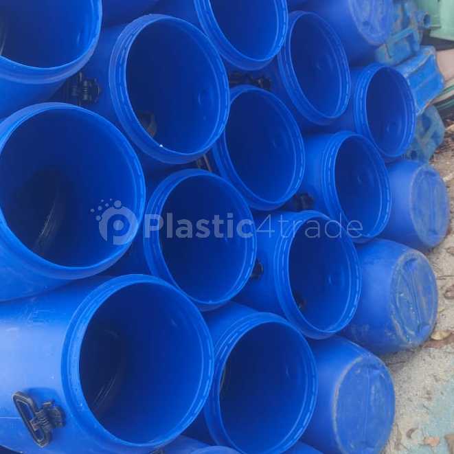 BLUE DRUM SCRAP HDPE Mix Material Mix Scrap odisha india Plastic4trade