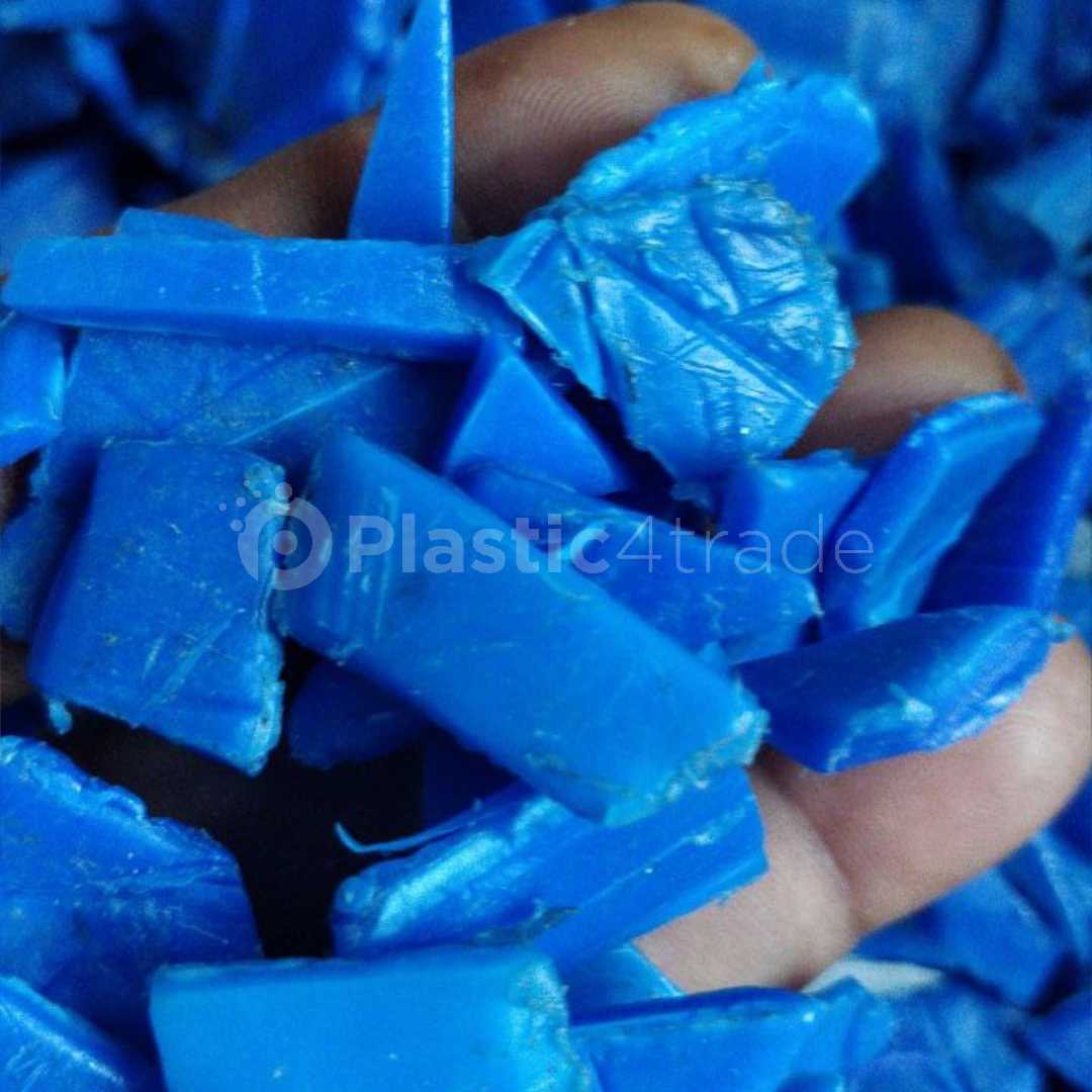 HDPE BLUE DRUM GRINDING HDPE Flacks Blow gujarat india Plastic4trade