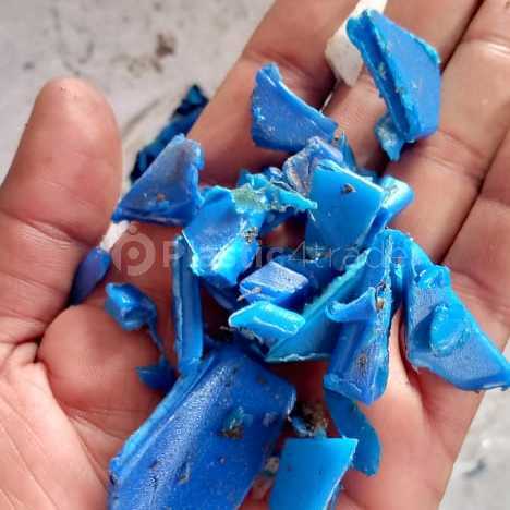 HDPE BLUE DRUM GRINDING HDPE Grinding Blow gujarat india Plastic4trade