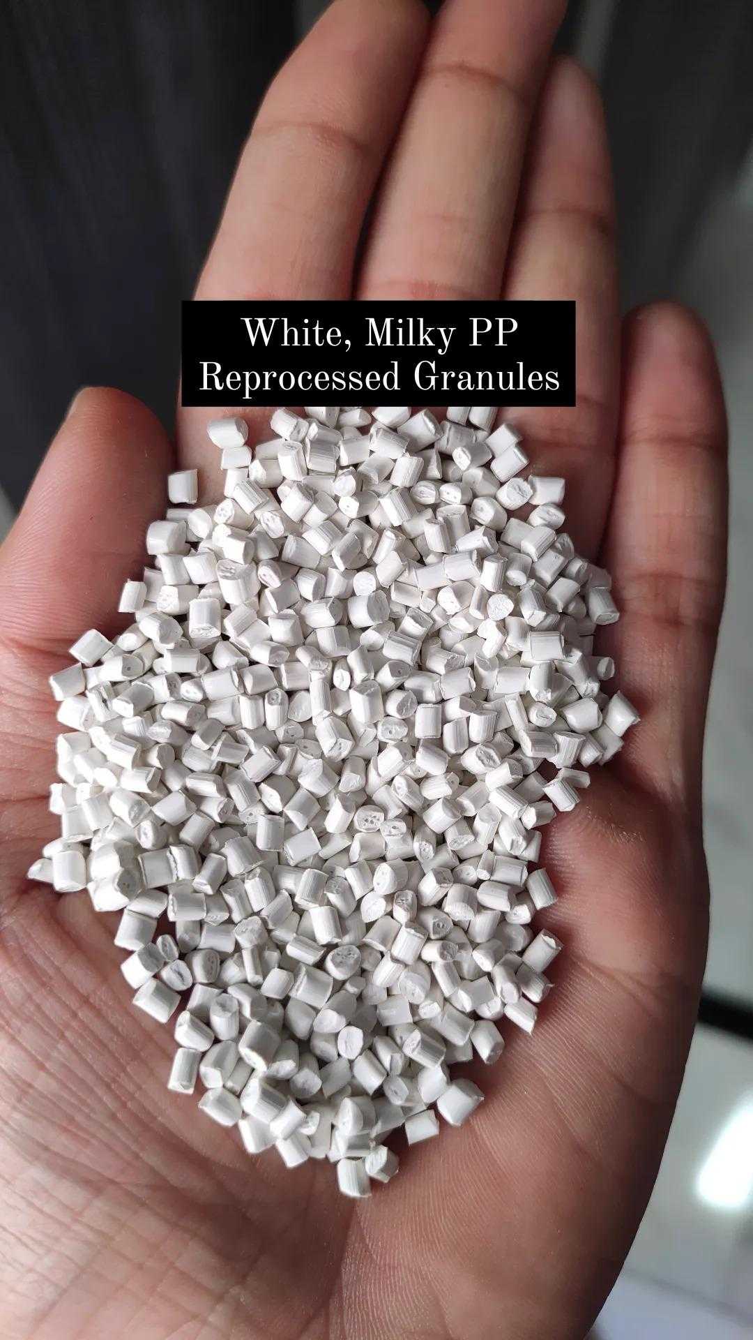 MILKY PP GRANULES PP Reprocess Granule Injection Molding tikri kalan delhi india Plastic4trade