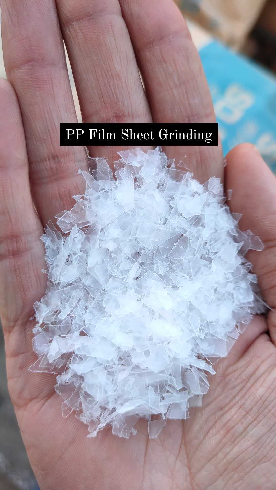 NATURAL PP FILM SHEET GRINDING PP Grinding Injection Molding mxmxq  india Plastic4trade