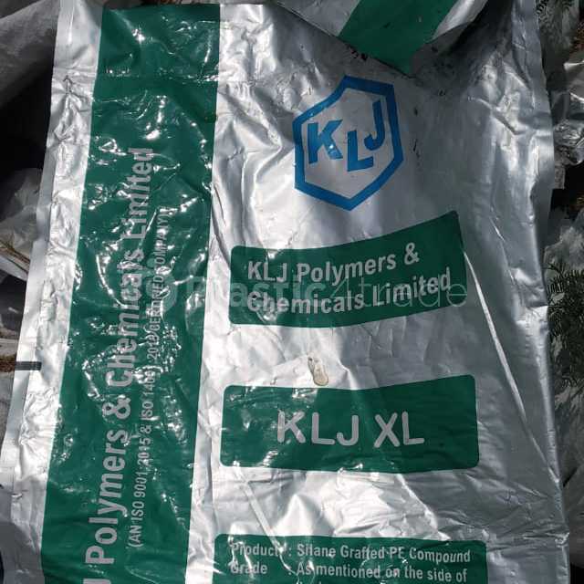 SILVER LD COATING PLASTIC BAG PLANT WAST Plastic Waste Baled Mix Scrap gujarat india Plastic4trade