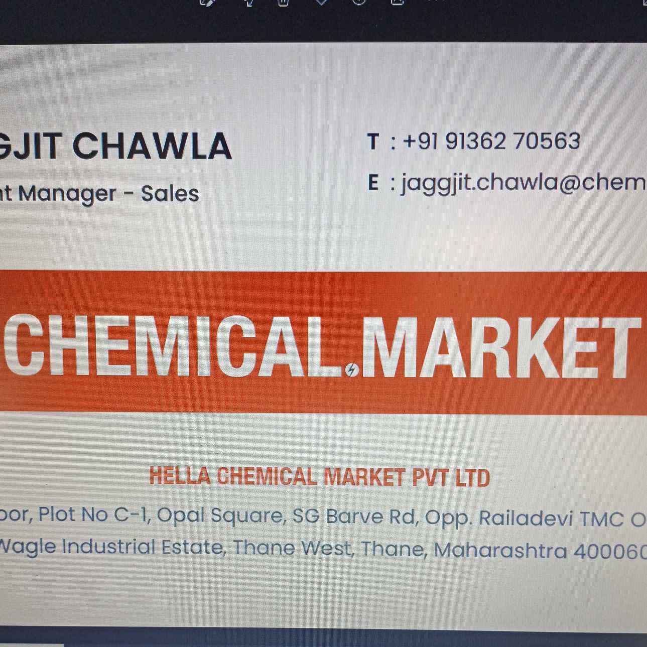 Jaggjit Chawla Hella Chemical Market Private Limited maharashtra india Plastic4trade