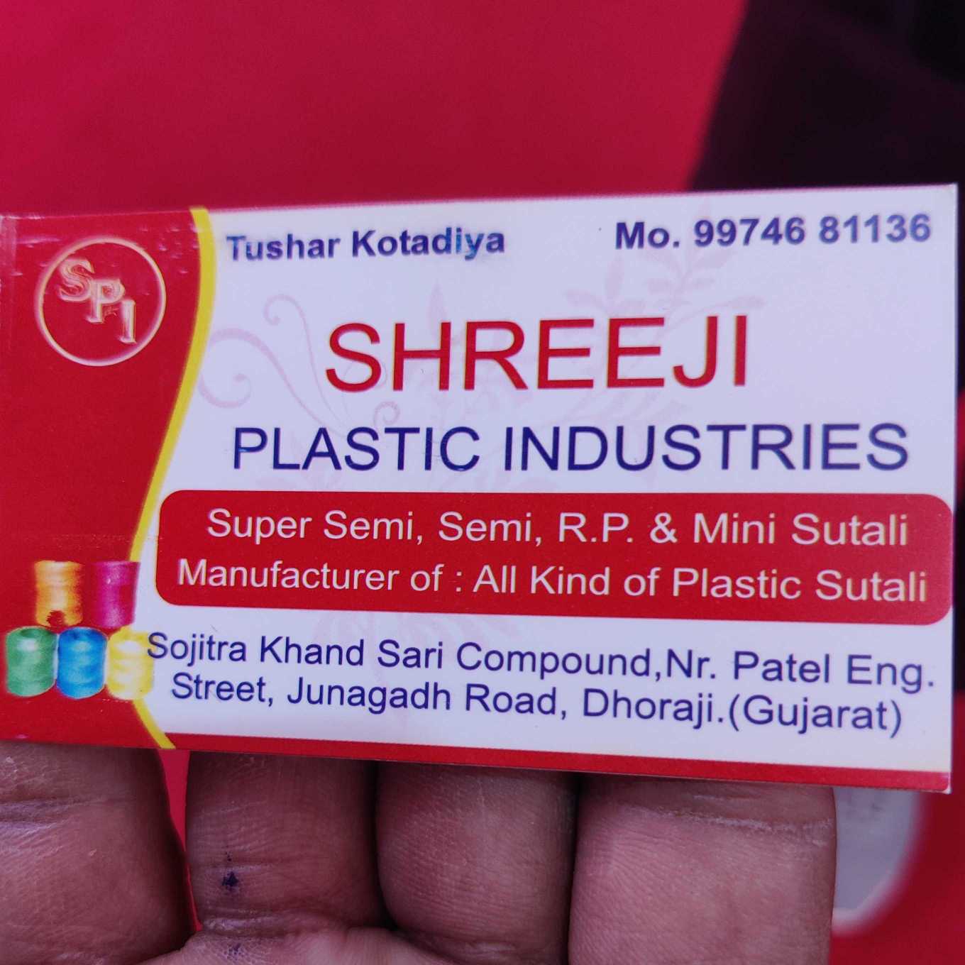 Tushar Kotadiya Shreeji Plastic Industries gujarat india Plastic4trade